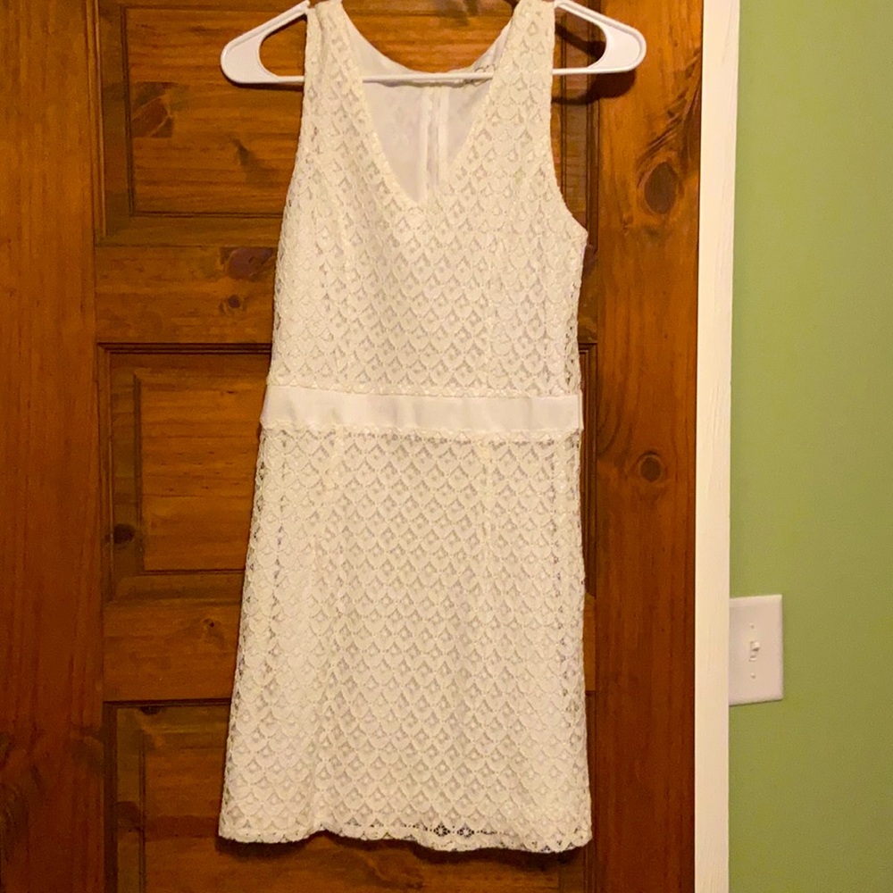 Size small white lace dress